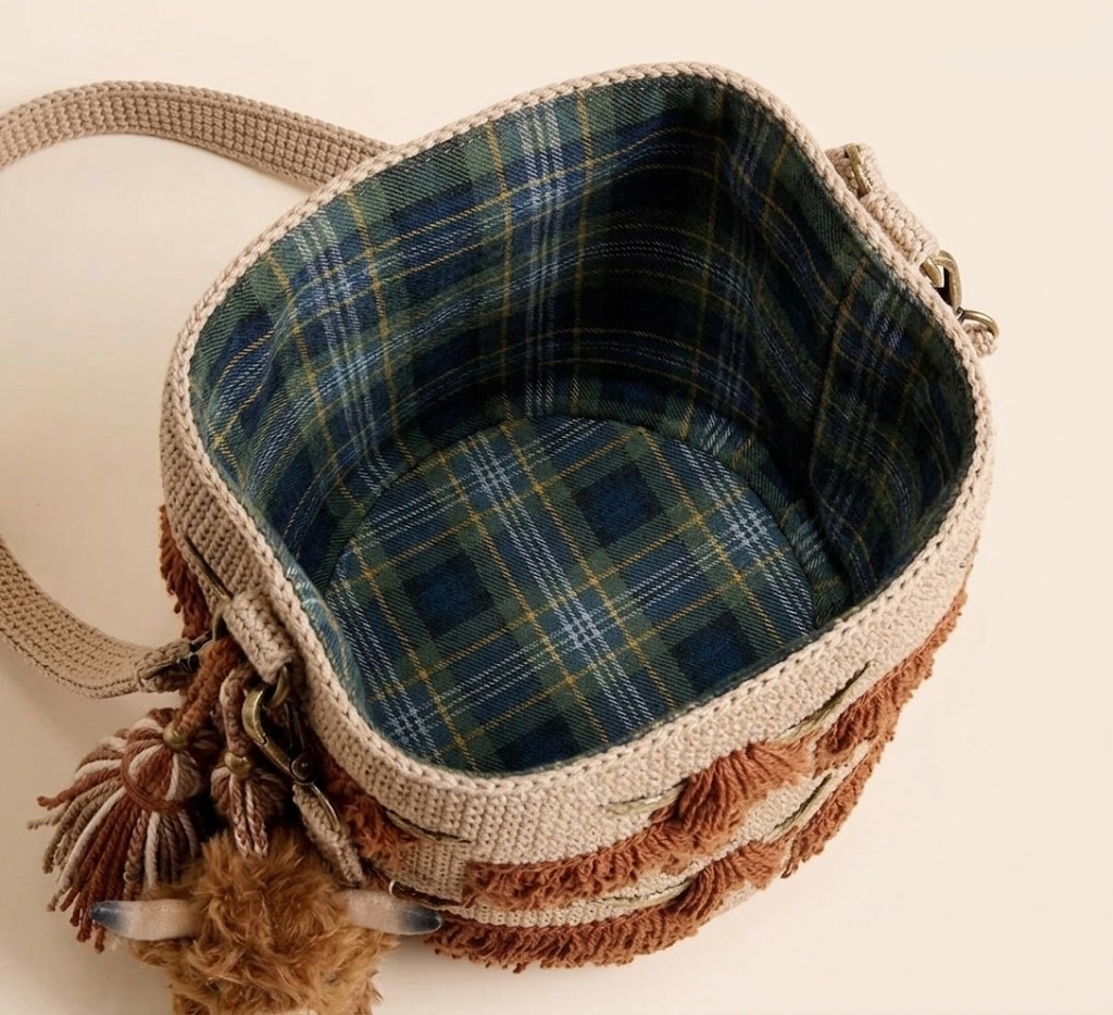 Handcrafted Crochet Highland Bag