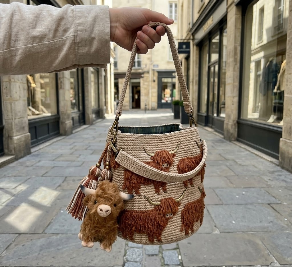 Handcrafted Crochet Highland Bag