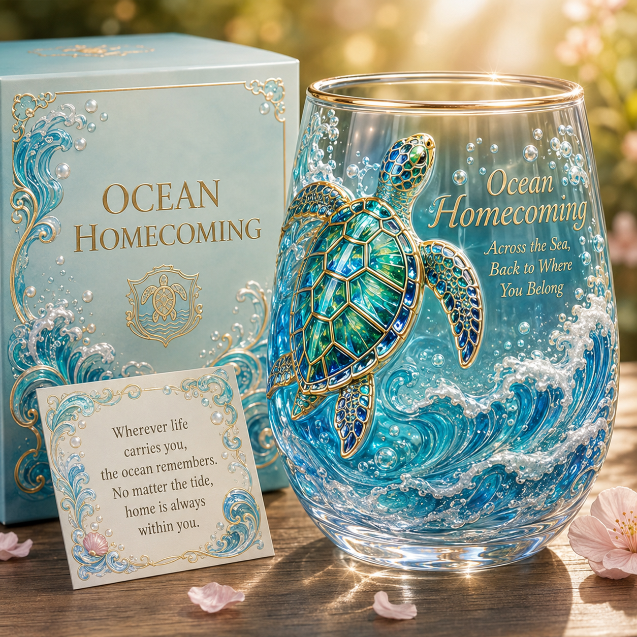 Ocean Homecoming Glass