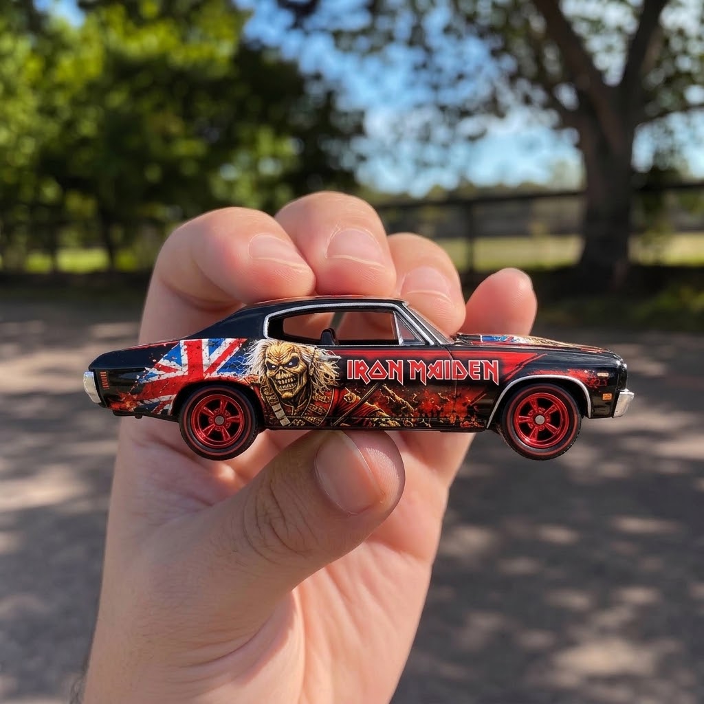 Iron Maiden 50th Anniversary Edition 1970 Chevelle SS Model Car