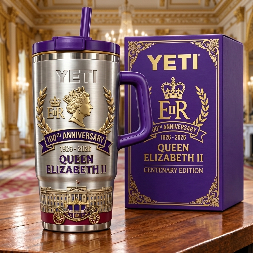 Queen Elizabeth II Centenary Commemorative Tumbler