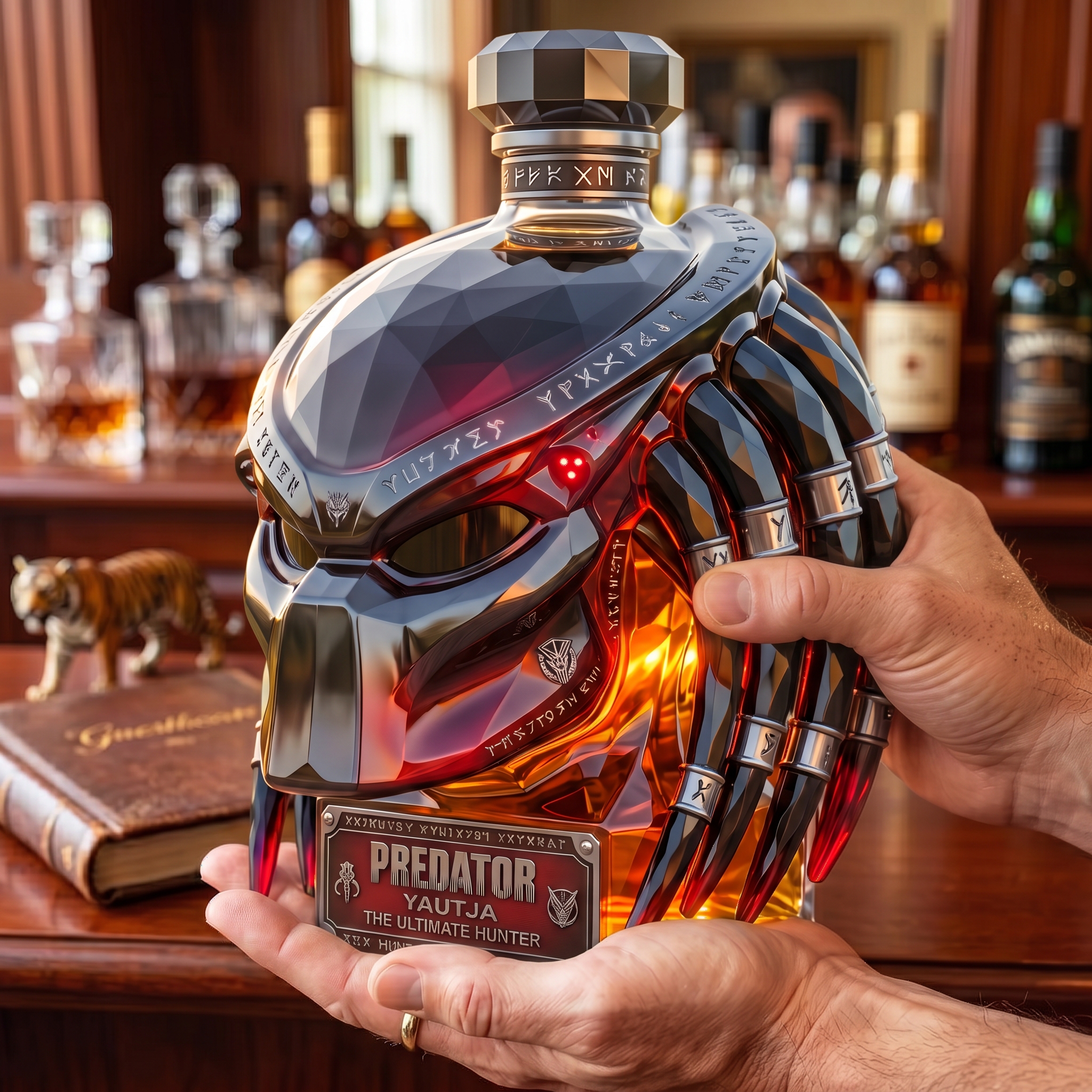 PREDATOR  WHISKEY BOTTLE