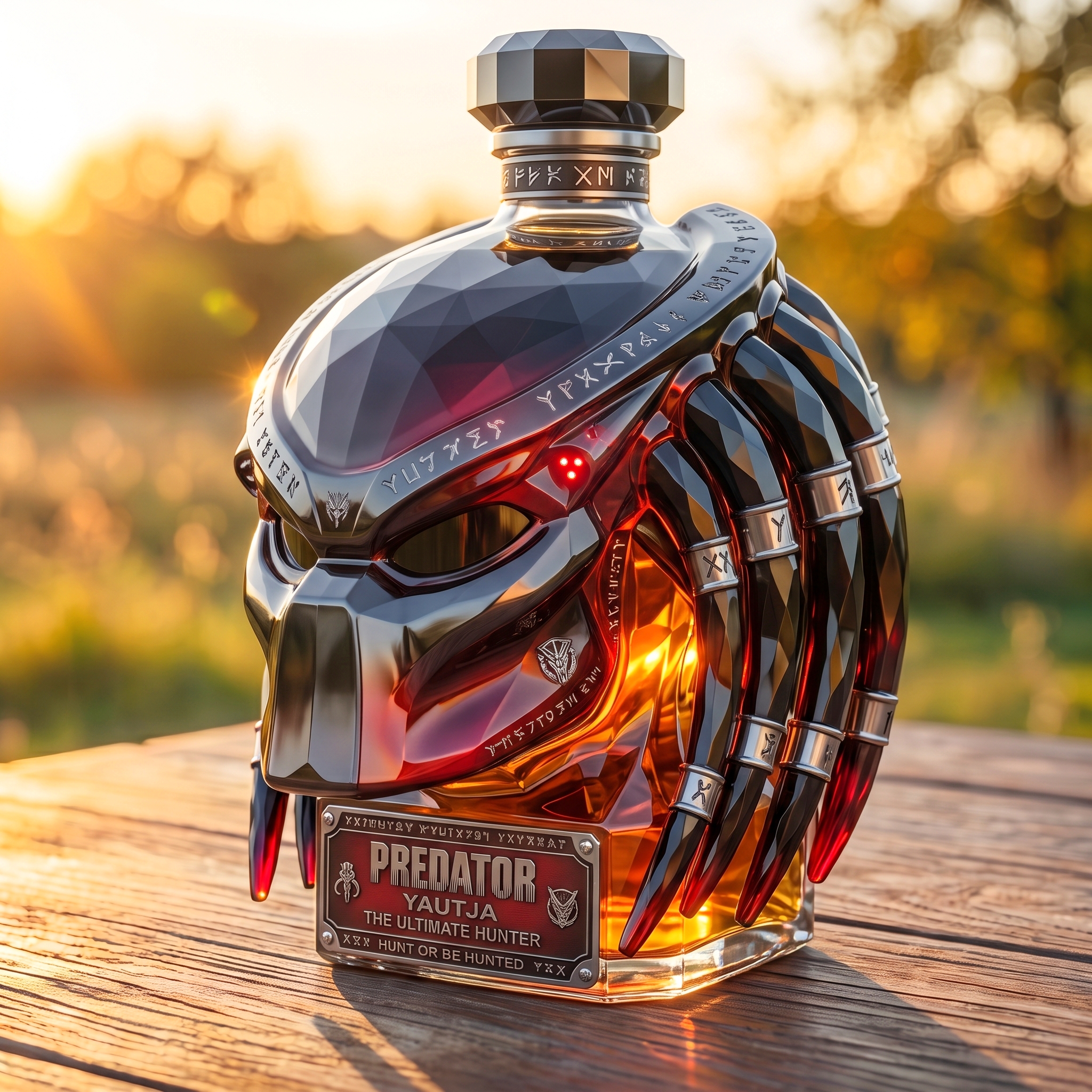 PREDATOR  WHISKEY BOTTLE
