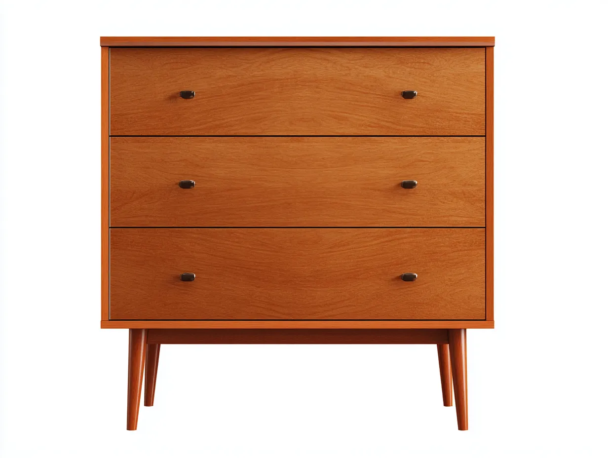 Meuble de chambre 100×40×90 cm – bois brun – rangement pour garde-robe-Lirozahaus