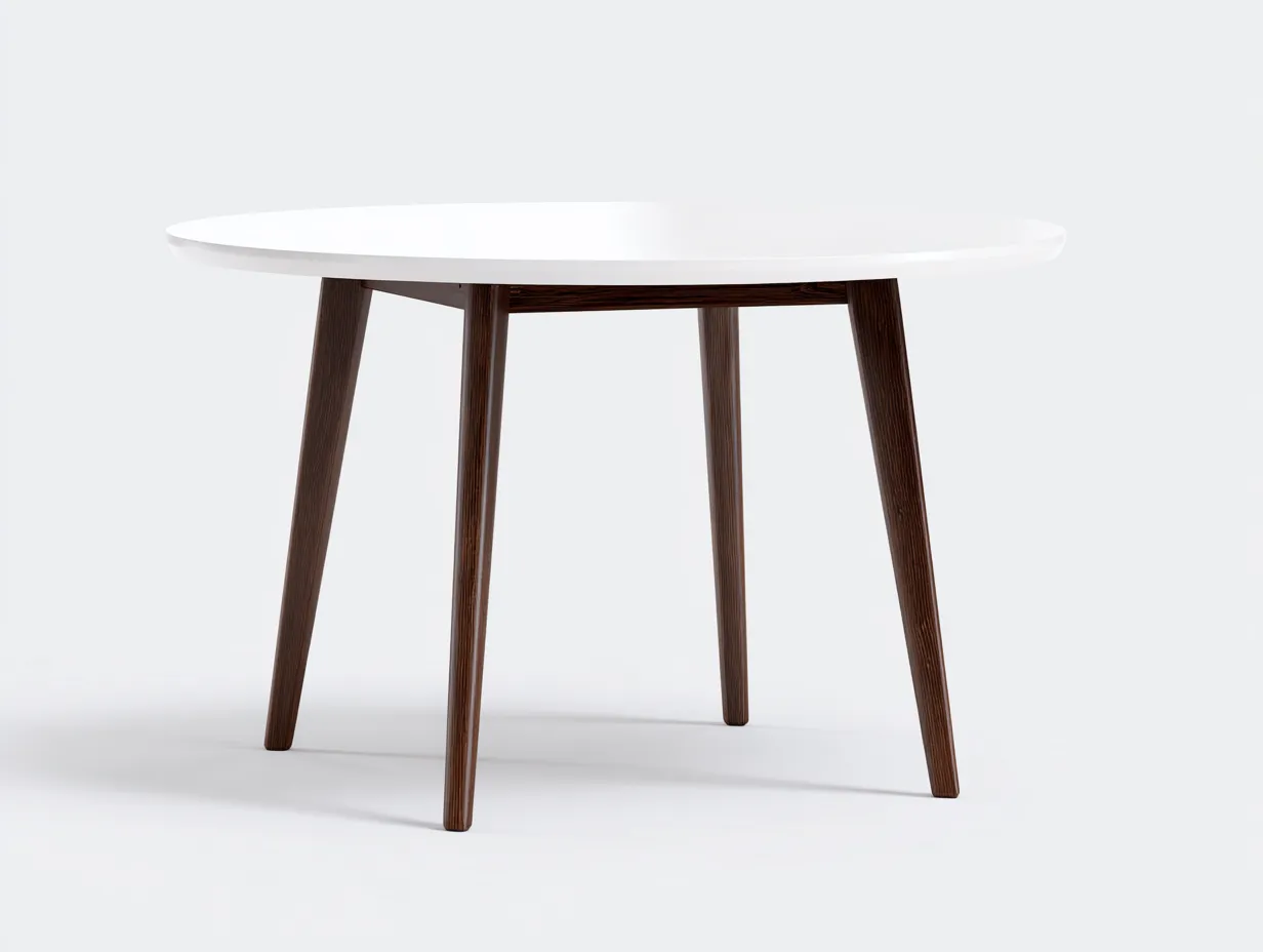 Table à manger 145×80×75 cm – bois clair – design rectangulaire sobre pour salle à manger-Lirozahaus