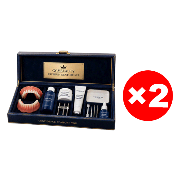 【Comfortable for All-Day Wear】Premium Full Denture Set