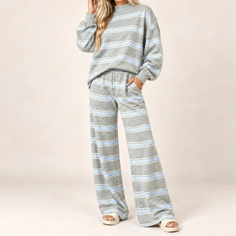 🎁Women's Striped Print 2 Piece Set🔥 Buy 6 for just $19.99 | Super Deal: 5 for only $19.99