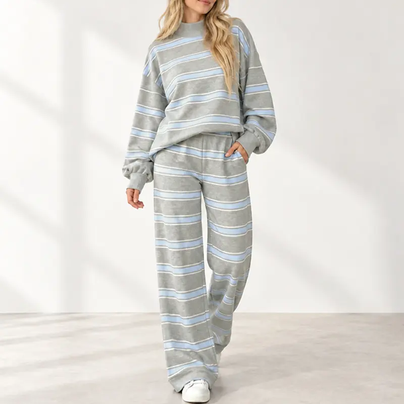 🎁Women's Striped Print 2 Piece Set🔥 Buy 6 for just $19.99 | Super Deal: 5 for only $19.99