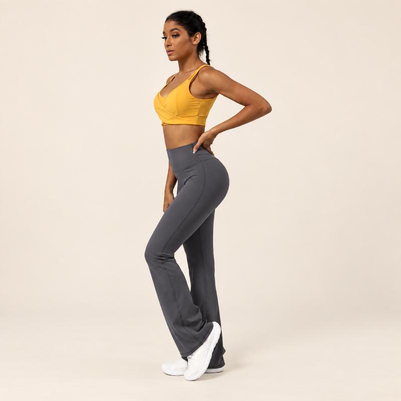🔥14 items for just $39.90. Women's V-waist flare yoga pants—high-waisted, stretchy activewear suitable for yoga and everyday wear.