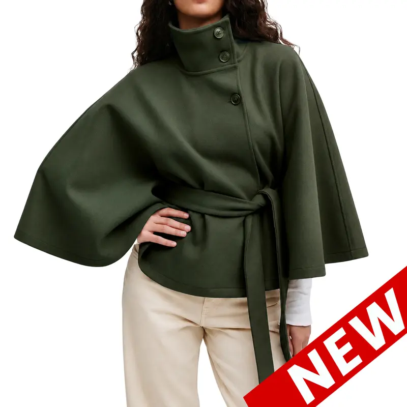 🧥 YeeZaa Women’s Wool Blend Poncho Pea Coat 🔥 BUY 3 FOR $19.99 | BEST VALUE: 3 FOR ONLY $19.99