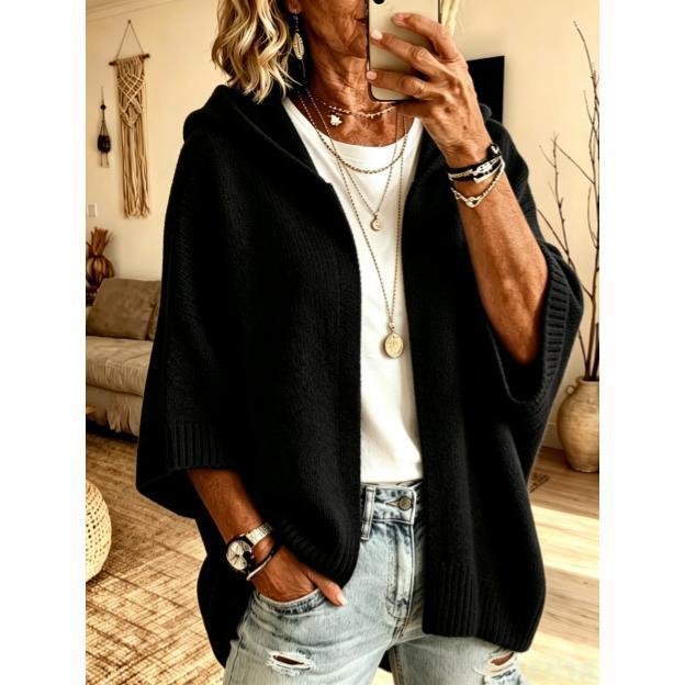 Hooded Open-Front Cardigan Women Cotton Blend 🔥 BUY 6 FOR $23.99 | BEST VALUE: 6 FOR ONLY $23.99