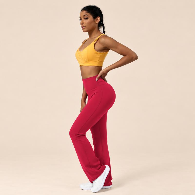 🔥14 items for just $39.90. Women's V-waist flare yoga pants—high-waisted, stretchy activewear suitable for yoga and everyday wear.