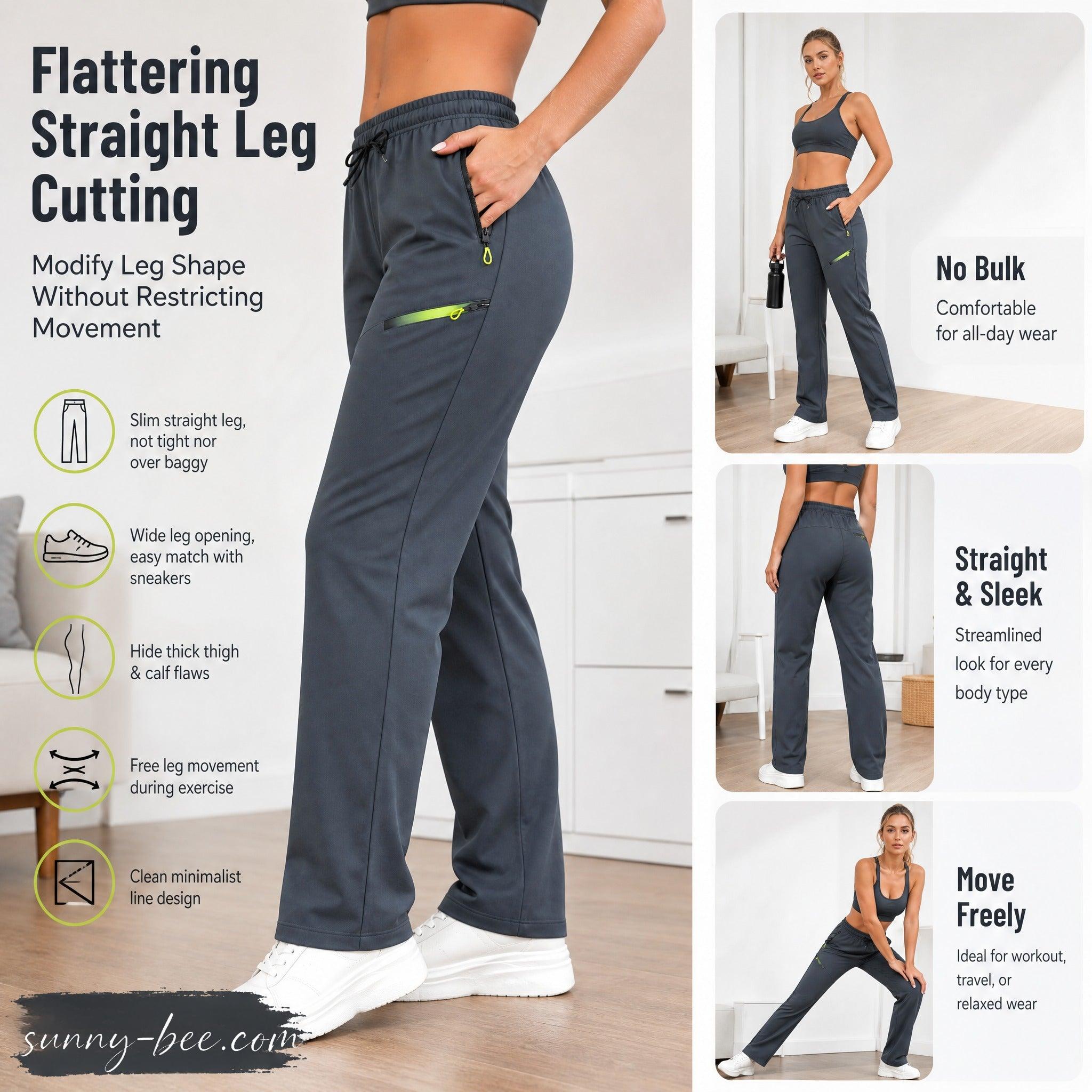 👖 Women’s Straight-Leg Cargo Trousers – Elastic Waist, 6-Pocket Casual Pants 🔥 BUY 4 FOR $15.99 | BEST VALUE: 4 FOR ONLY $15.99 ✨