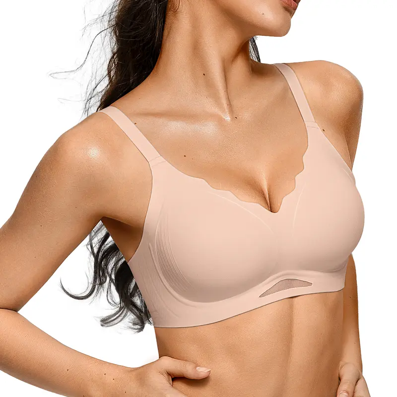🔥 LIMITED-TIME SALE | 6 PCS ONLY $26.99! OEAK Women’s Seamless Wireless Push-Up Bra – Soft V-Neck, Wavy Neckline & Full Coverage for All-Day Comfort 💕