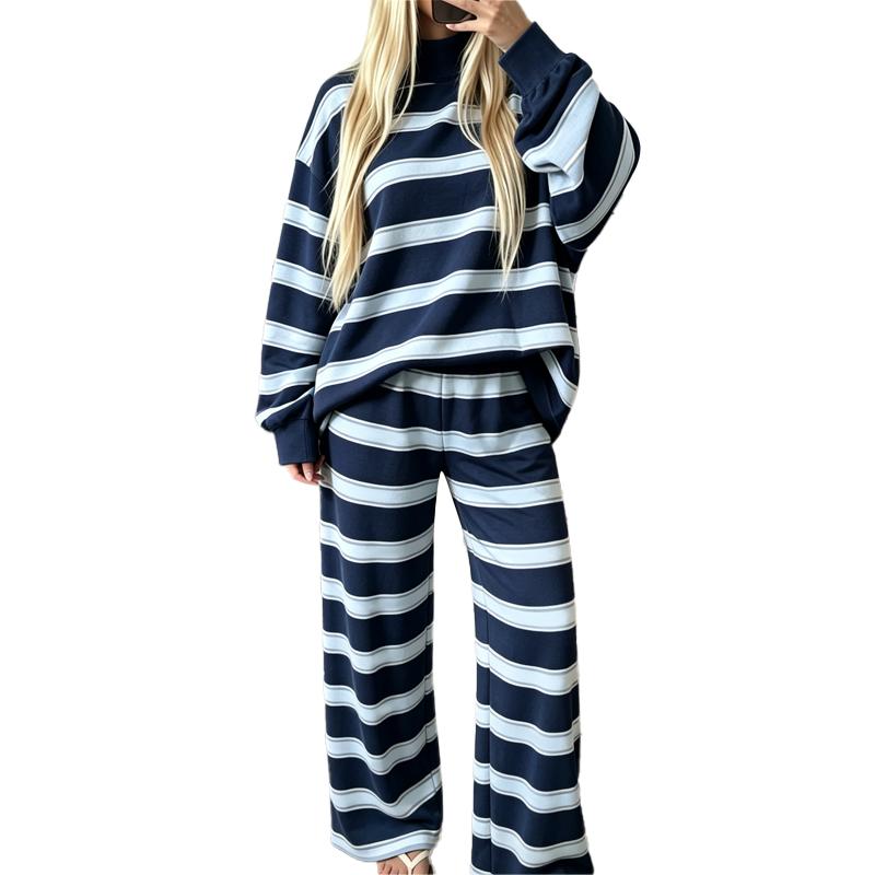 🎁Women's Striped Print 2 Piece Set🔥 Buy 6 for just $19.99 | Super Deal: 5 for only $19.99