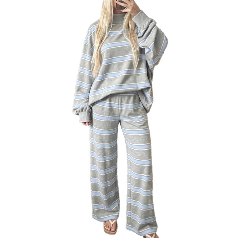 🎁Women's Striped Print 2 Piece Set🔥 Buy 6 for just $19.99 | Super Deal: 5 for only $19.99