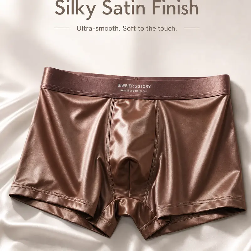 🎁Men's Satin Nylon Underwear Set 5-Pack🔥 Buy 5 for just $14.99 | Super Deal: 8 for only $18.99