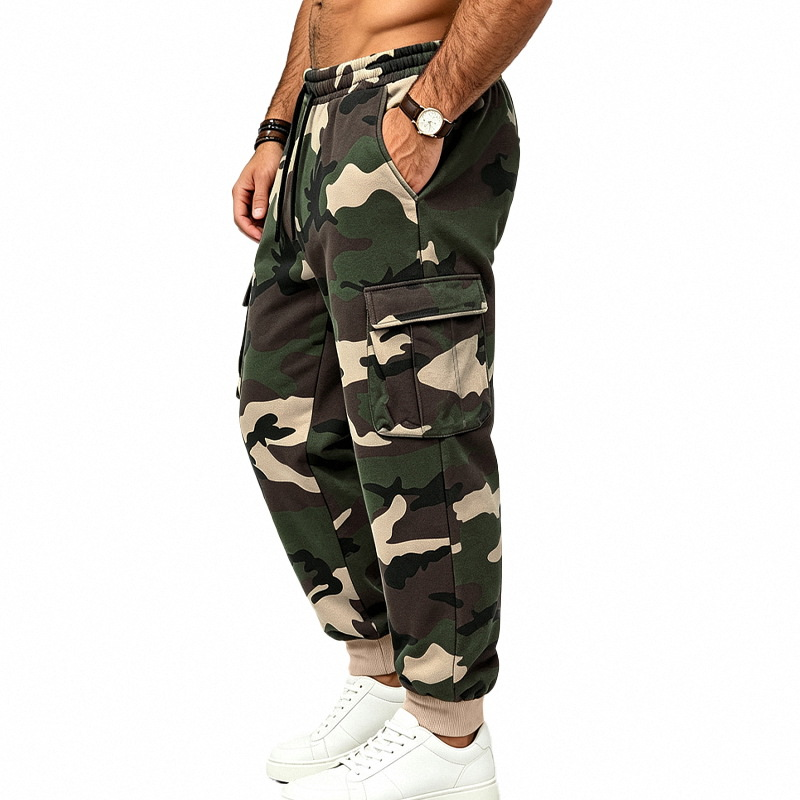 👖 Men's Camouflage Drawstring Athletic Cargo Pants 🔥 BUY 4 FOR $19.99 | BEST VALUE: 4 FOR ONLY $19.99