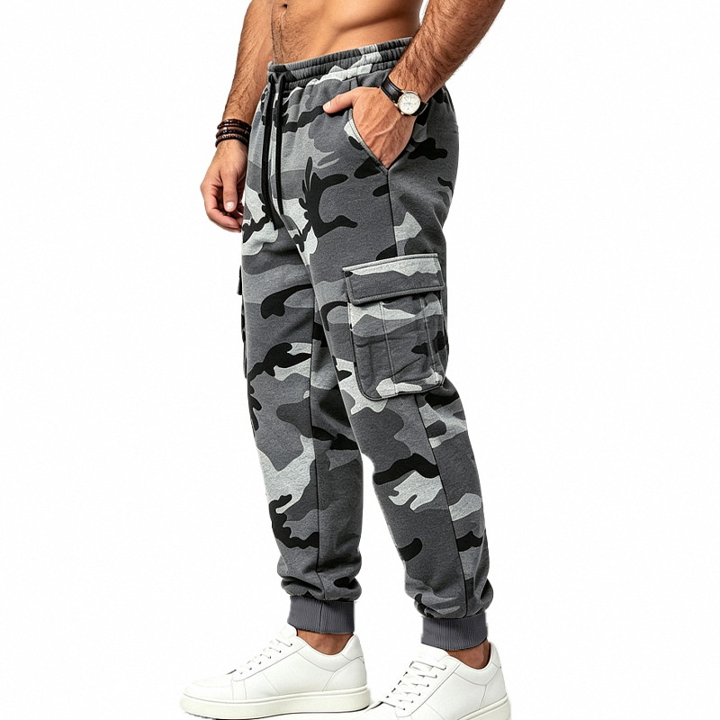 👖 Men's Camouflage Drawstring Athletic Cargo Pants 🔥 BUY 4 FOR $19.99 | BEST VALUE: 4 FOR ONLY $19.99