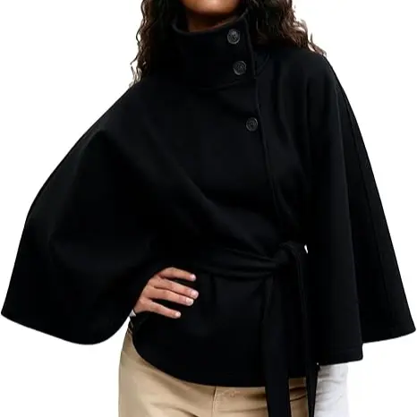 🧥 YeeZaa Women’s Wool Blend Poncho Pea Coat 🔥 BUY 3 FOR $19.99 | BEST VALUE: 3 FOR ONLY $19.99