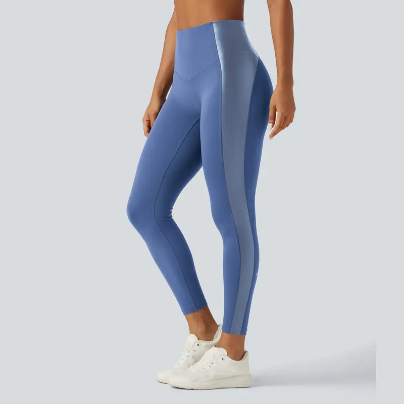 High Waisted Stretchy PU Tummy Control Yoga Leggings with Pocket🔥 BUY 7 FOR $17.99 | BEST VALUE: 11 FOR ONLY $24.99