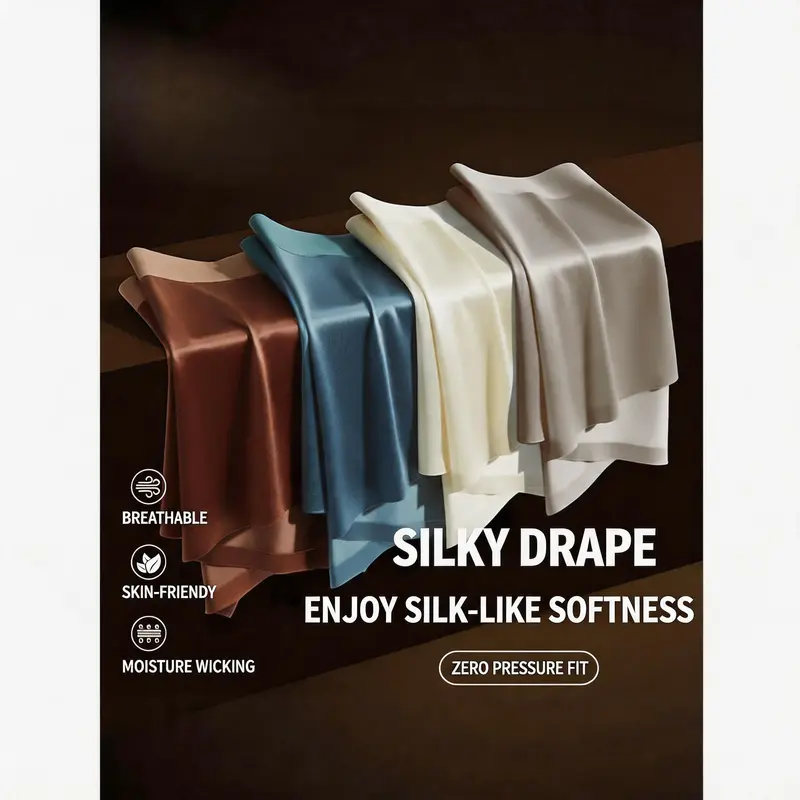 🎁Men's Satin Nylon Underwear Set 5-Pack🔥 Buy 5 for just $14.99 | Super Deal: 8 for only $18.99
