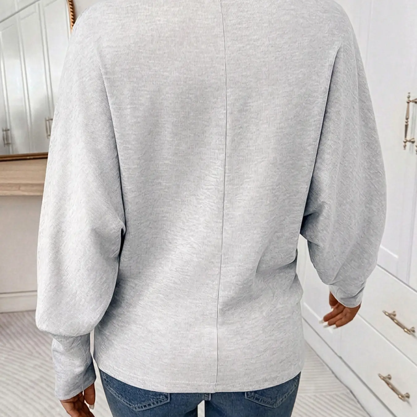 Women's Casual Loose Fit Batwing Sleeve Round Neck T-Shirt 🔥BUY 6 FOR $24.99 | BEST VALUE: 6 FOR ONLY $24.99