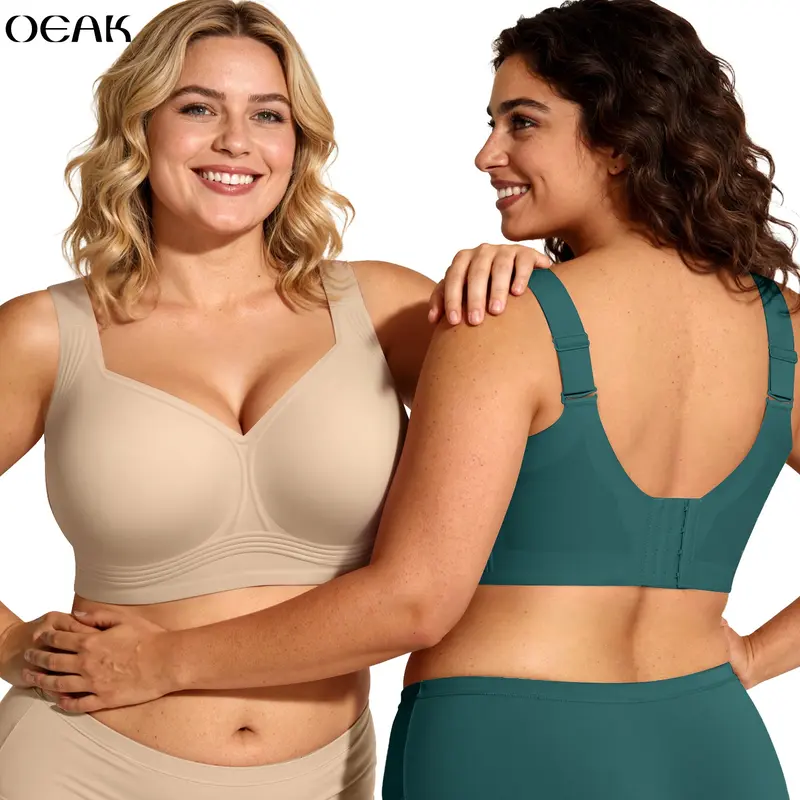 OEAK Seamless Wirefree Push Up Bra