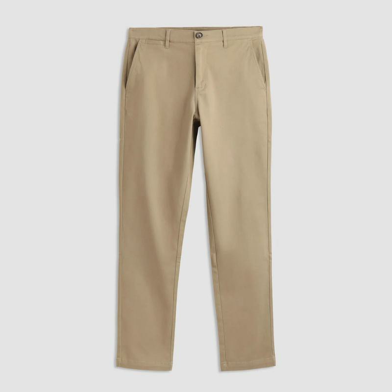 Men's Stretch Chino Pants – Slim-Straight Fit, Buttery-Soft Garment-Dyed Cotton with Hidden Elastic Waistband🔥BUY 3 FOR $20.99 | BEST VALUE: 6 FOR ONLY $24.99