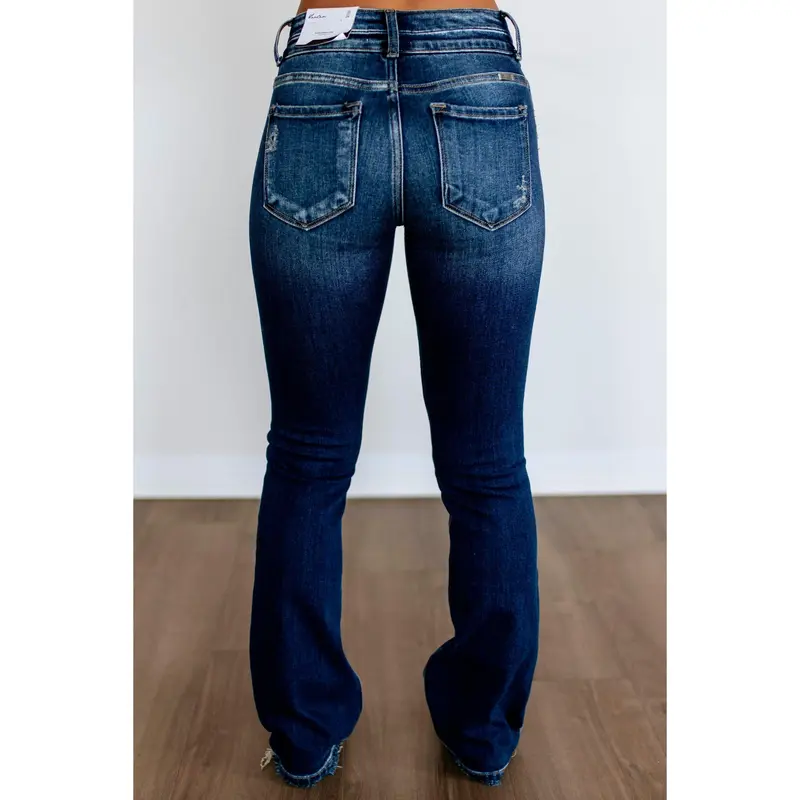 Jeans High Rise Bootcut Dark Wash Plus Size🔥 BUY 5 FOR $16.99 | BEST VALUE: 5 FOR ONLY $16.99