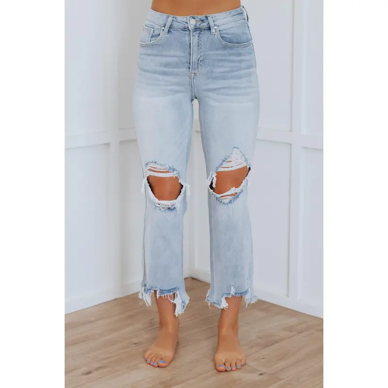  Jeans - Light Wash Women’s High Rise Straight Fit🔥 BUY 7 FOR $24.99 | BEST VALUE: 7 FOR ONLY $24.99