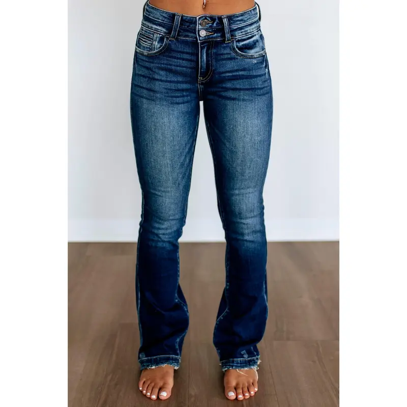  Jeans High Rise Bootcut Dark Wash Plus Size🔥 BUY 5 FOR $16.99 | BEST VALUE: 5 FOR ONLY $16.99