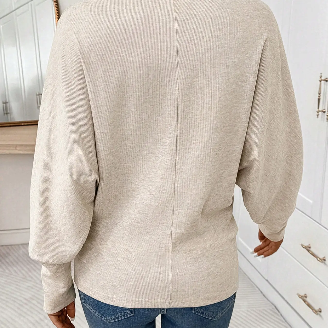 Women's Casual Loose Fit Batwing Sleeve Round Neck T-Shirt 🔥BUY 6 FOR $24.99 | BEST VALUE: 6 FOR ONLY $24.99