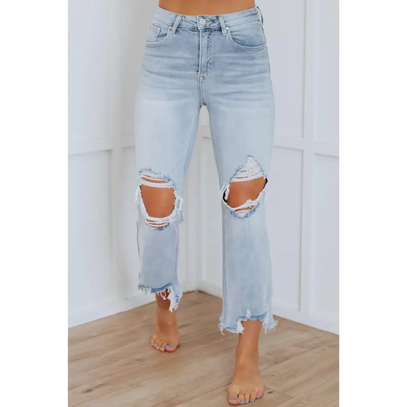  Jeans - Light Wash Women’s High Rise Straight Fit🔥 BUY 7 FOR $24.99 | BEST VALUE: 7 FOR ONLY $24.99