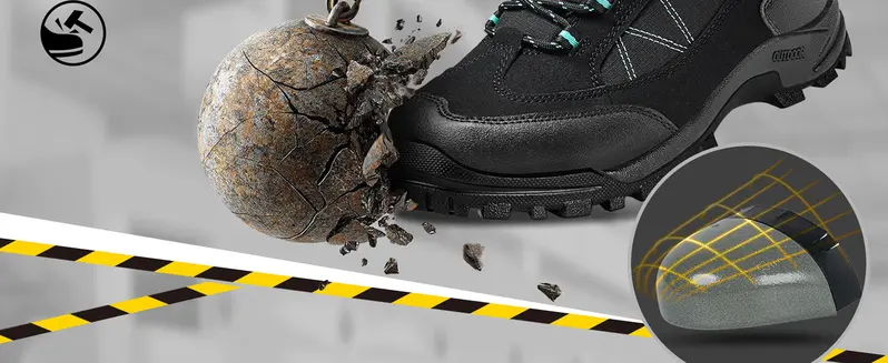 R CORD Steel Toe Boots for Women Waterproof Safety Work Boots Non-slip Composite Toe Boots for Women Steel Toe Shoes for Women Construction Boots Hiking Boots Womens