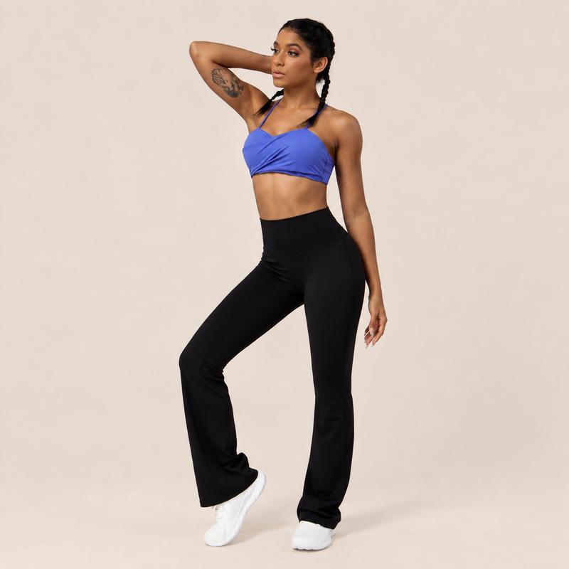 🔥14 items for just $39.90. Women's V-waist flare yoga pants—high-waisted, stretchy activewear suitable for yoga and everyday wear.
