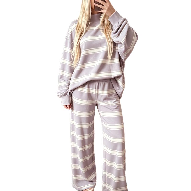 🎁Women's Striped Print 2 Piece Set🔥 Buy 6 for just $19.99 | Super Deal: 5 for only $19.99