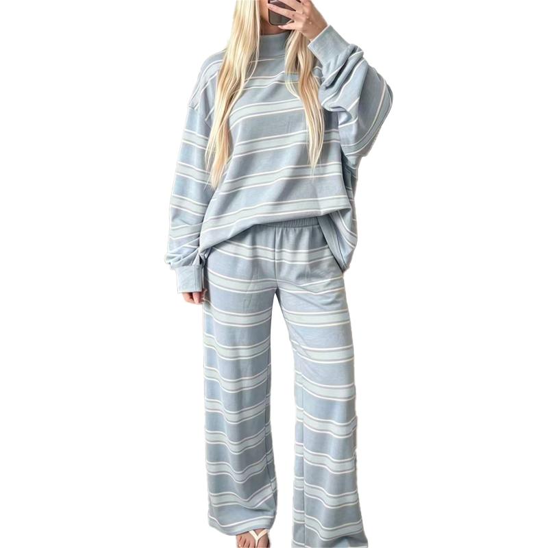 🎁Women's Striped Print 2 Piece Set🔥 Buy 6 for just $19.99 | Super Deal: 5 for only $19.99