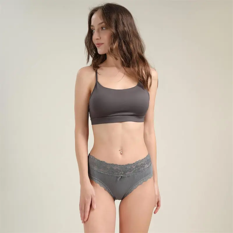 LEVAO Cotton Lace Bikini Underwear for Women, 6-Pack🔥 Buy 6 for just $14.99 | Super Deal: 6 for only $14.99