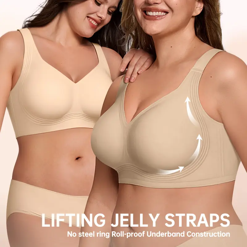 OEAK Seamless Wirefree Push Up Bra