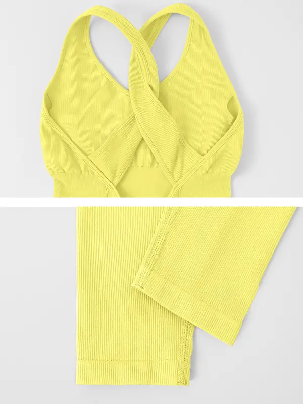 🏋️‍♀️ NcmRyu Women’s Ribbed Stretch Workout Jumpsuit 🔥 BUY 5 FOR $23.99 | BEST VALUE: 5 FOR ONLY $23.99