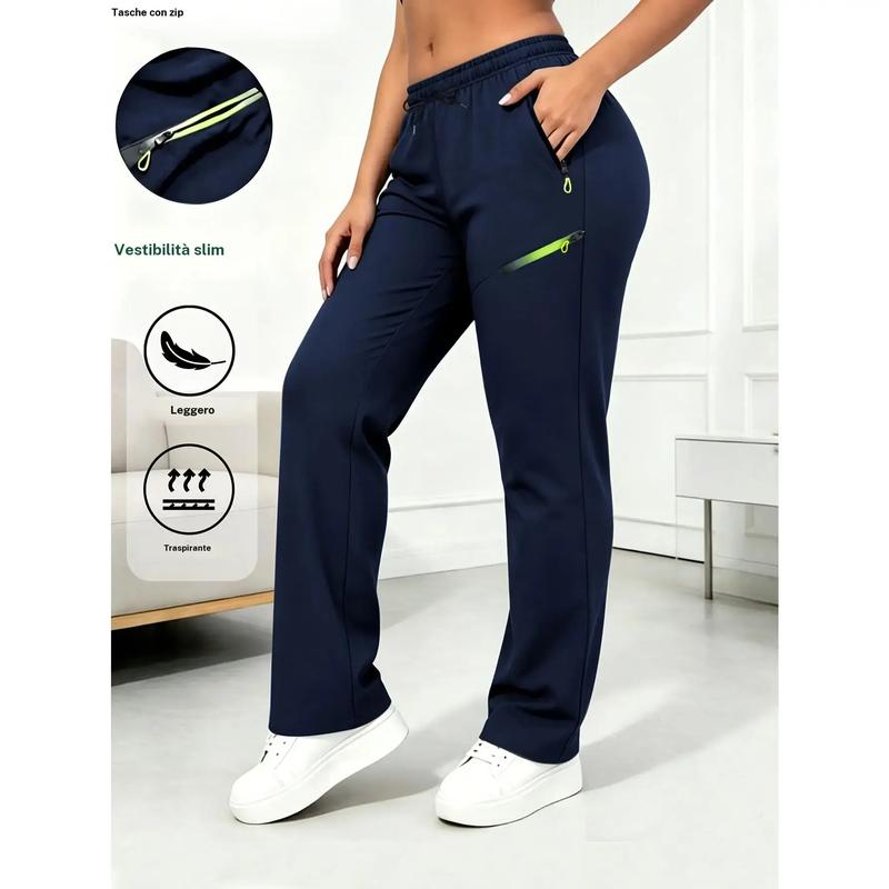 👖 Women’s Straight-Leg Cargo Trousers – Elastic Waist, 6-Pocket Casual Pants 🔥 BUY 4 FOR $15.99 | BEST VALUE: 4 FOR ONLY $15.99 ✨