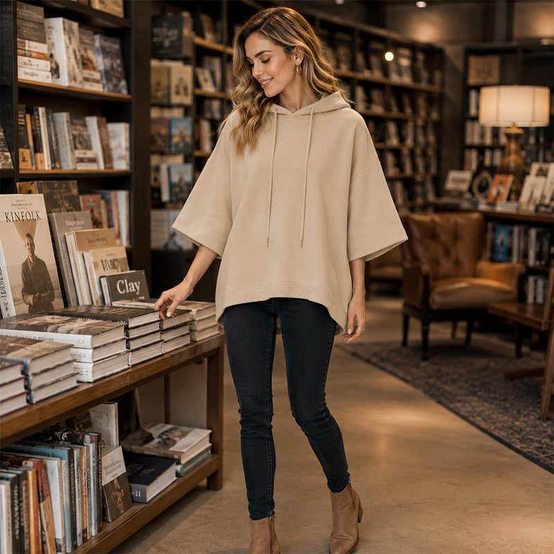 💃 Women’s Loose Fit Wide Sleeve Hoodie Casual Sweatshirt 🔥 BUY 6 FOR $23.99 | BEST VALUE: 6 FOR ONLY $23.99