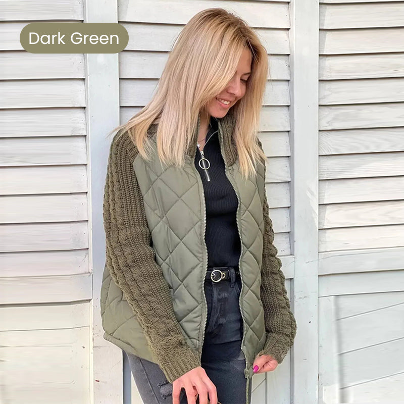 Women's Knit Patchwork Puffy Jacket🔥 BUY 5 FOR $23.99 | BEST VALUE: 5 FOR ONLY $23.99