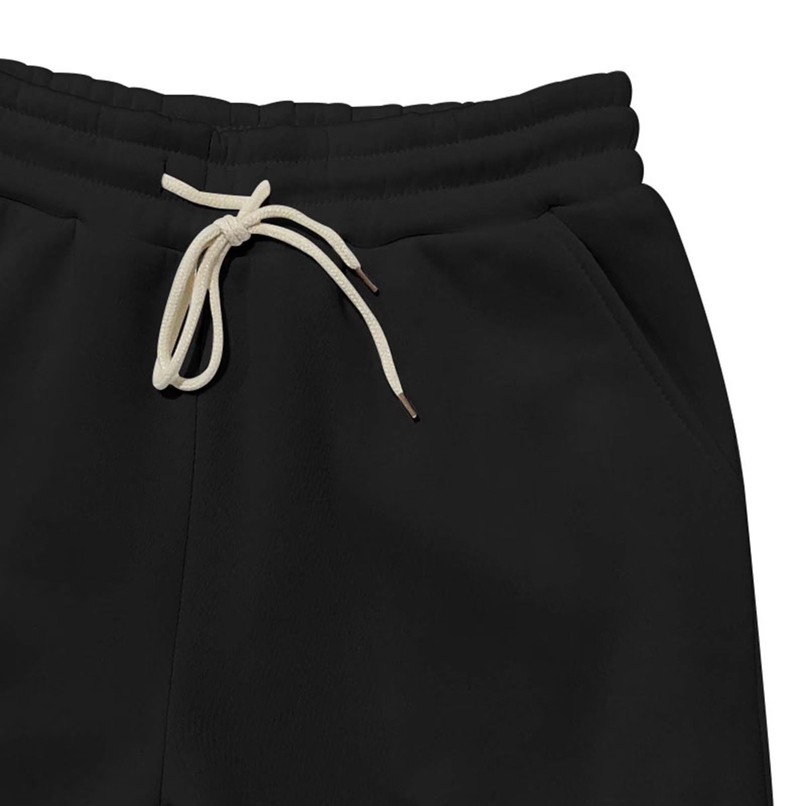 Cargo jogger elastic waistband and drawstring