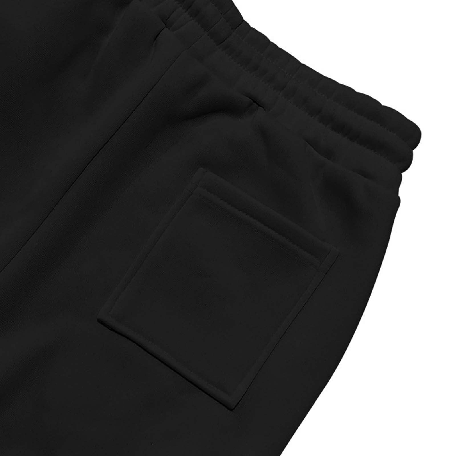 Rear pocket detail on men's cargo sweatpants