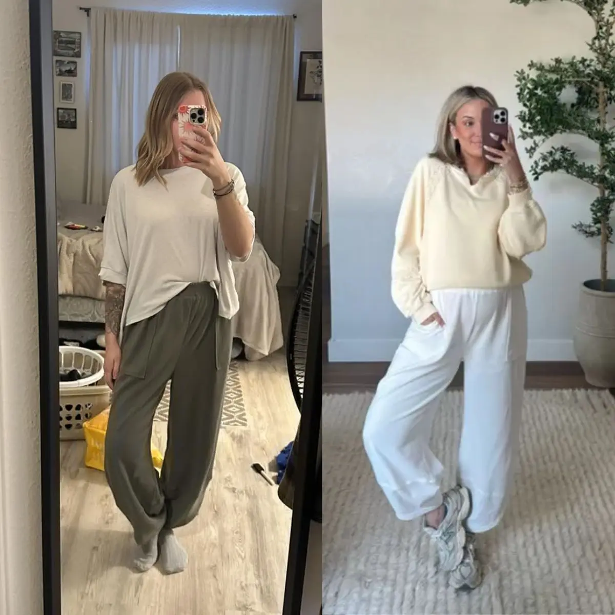 Women’s Baggy Wide Leg Pants Casual Lounge Palazzo Trousers Summer Style