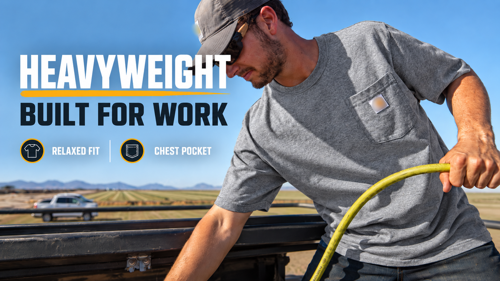 20 Heavyweight Pocket Work Tees