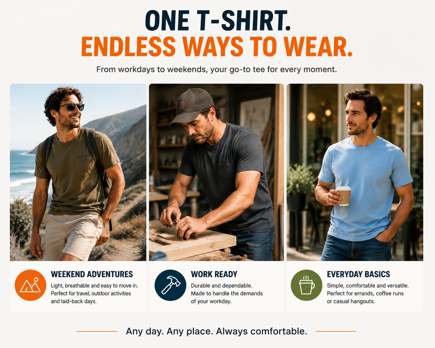 Relaxed Fit Heavyweight Work Tee