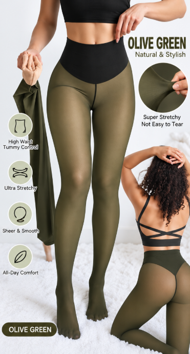 🥰LAST DAY SAEL 50% OFF!!⚡50K+ SOLD!❄️One-Seam Shaping Fleece Leggings✨✨Stay Warm.Look Snatched. 💕4